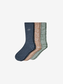 UGG Socks O/S TREY RIB KNIT COZY 3 PACK