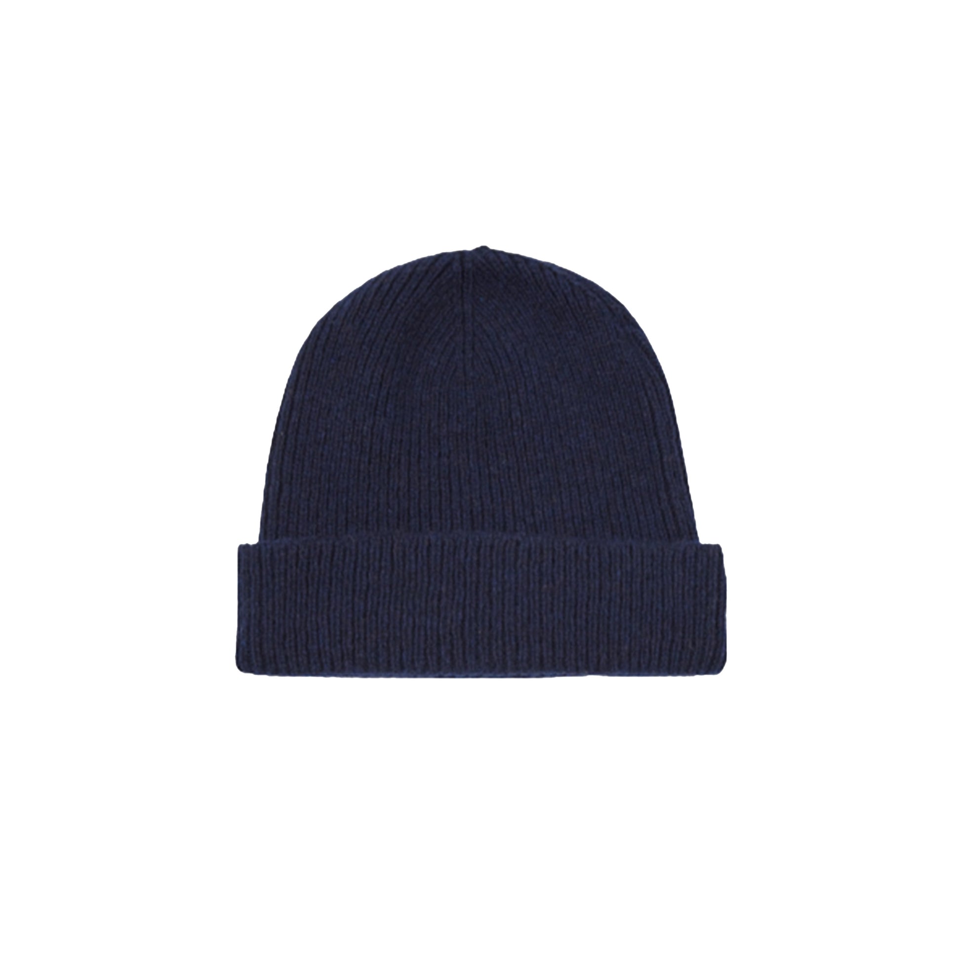 Universal Works Beanie One Size Wool Cashmere Watch Cap, Navy