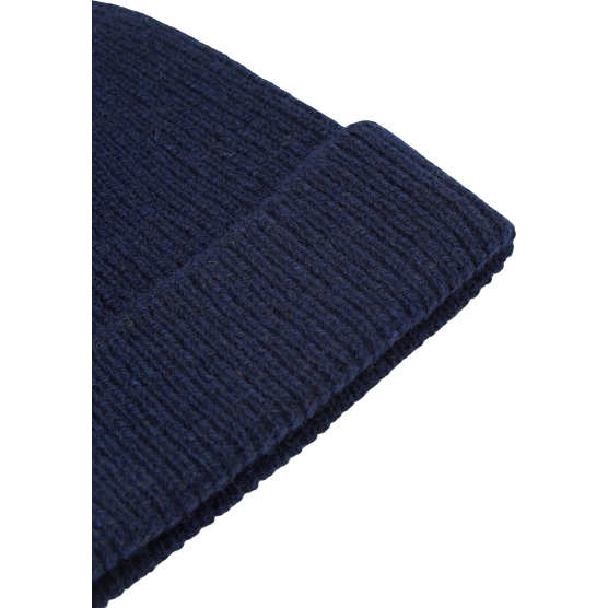 Universal Works Beanie One Size Wool Cashmere Watch Cap, Navy