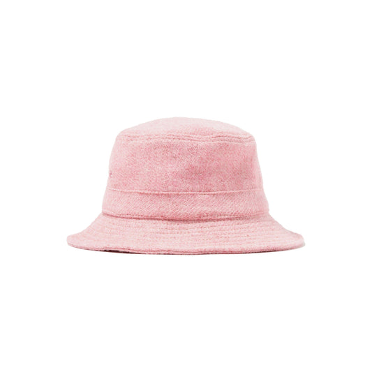 Universal Works Bucket Hat Harris Tweed Bucket Hat, Pink