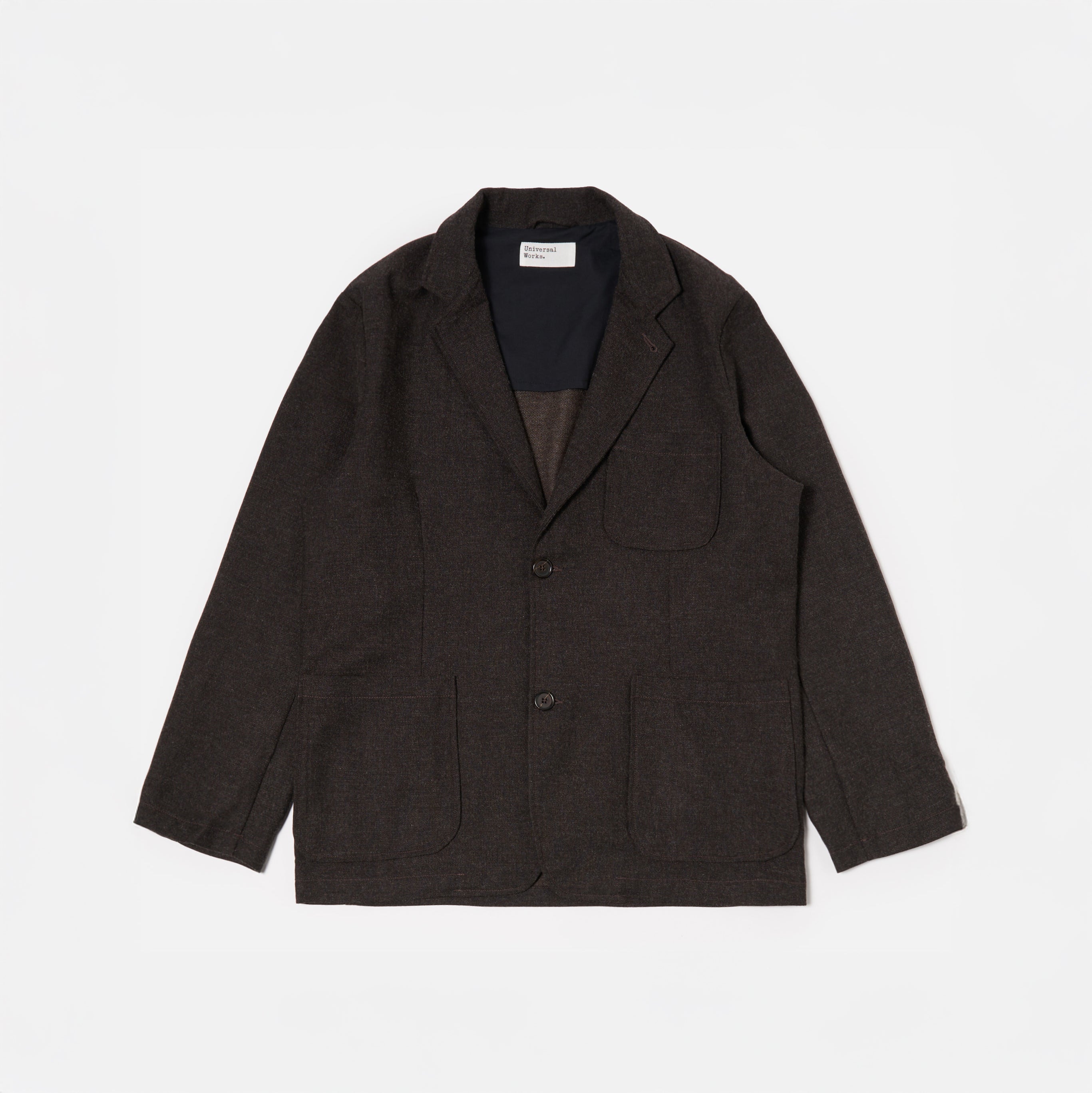 Universal Works Jacket Brown / XS Two Button Jacket Upcycled It Tweed