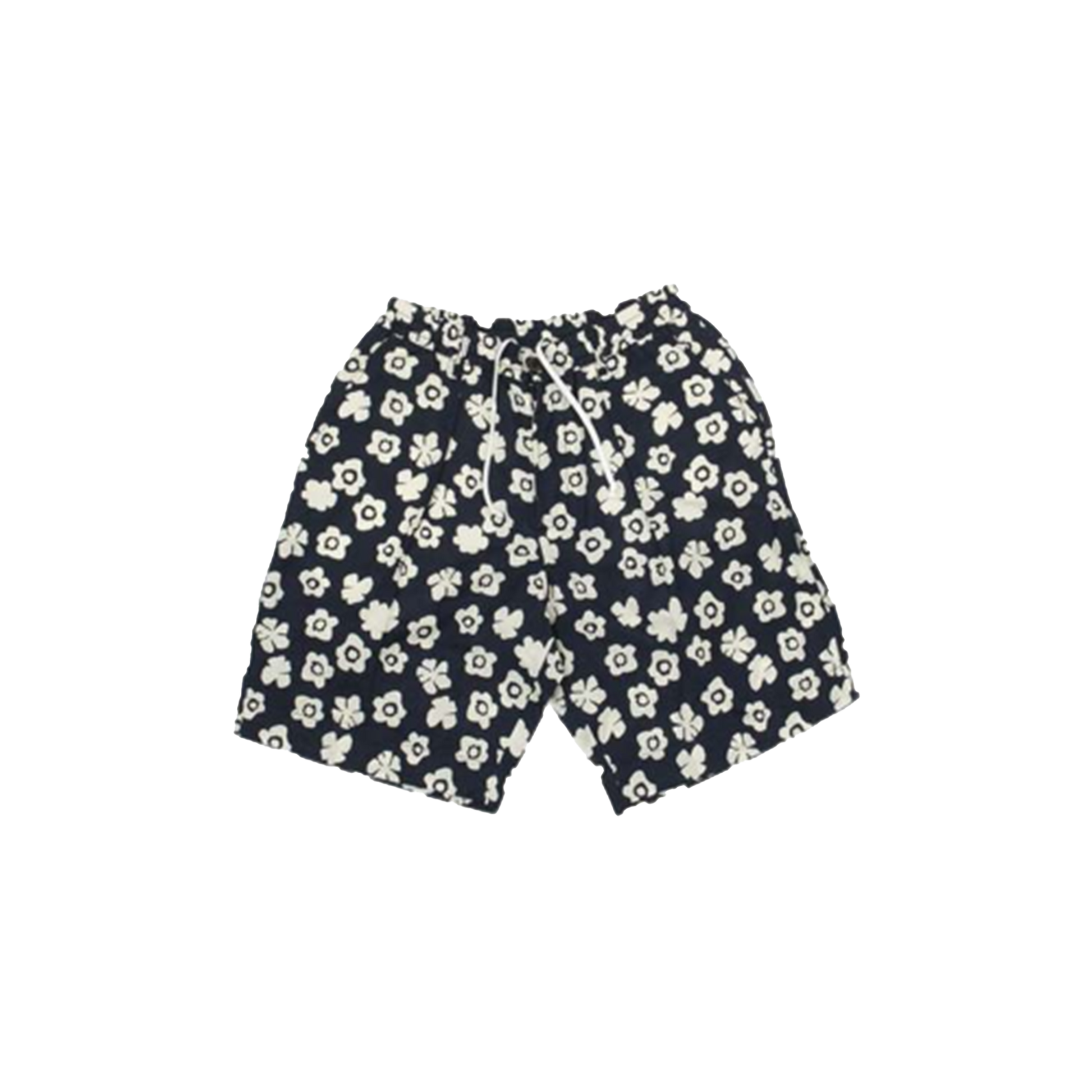 Universal Works M Active Shorts Pleated Track Short, Indigo Flower