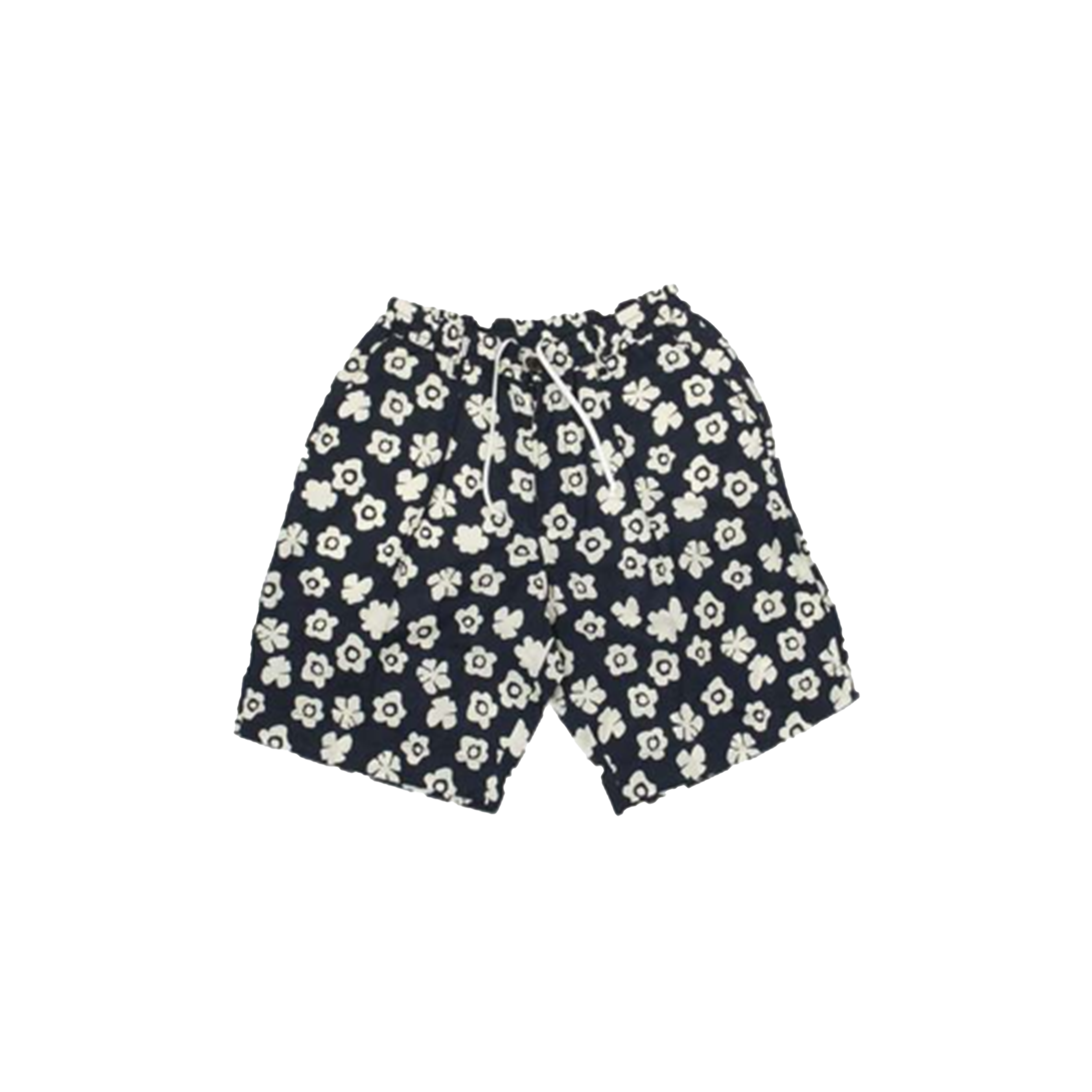 Universal Works M Active Shorts Pleated Track Short, Indigo Flower