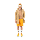 Universal Works M Active Shorts Pleated Track Short, Orange