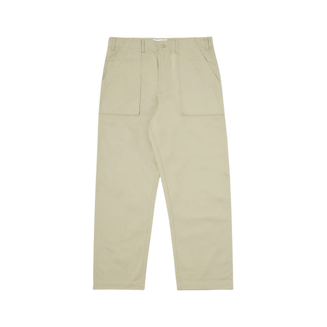 Universal Works M Dress Pant Fatigue Pant Twill, Stone