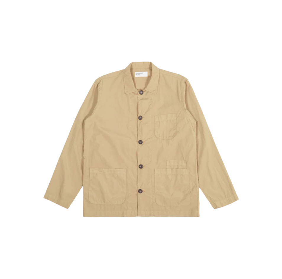 Universal Works M Jacket Bakers Overshirt, Sand