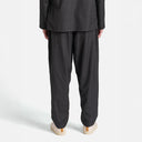Universal Works M Pants Mini Check Pleated Track Pant, Black