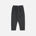 Universal Works M Pants Mini Check Pleated Track Pant, Black