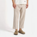 Universal Works M Pants Ospina Check Cotton High Water Trouser, Ecru/Sand