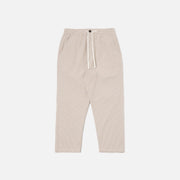 Universal Works M Pants Ospina Check Cotton High Water Trouser, Ecru/Sand