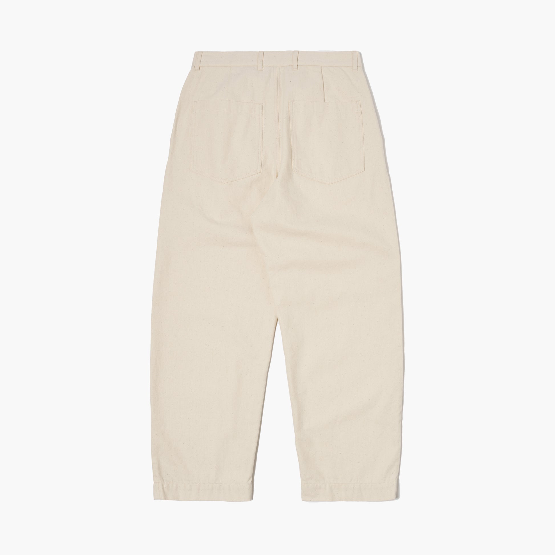Universal Works M Pants Recycled Cotton Duke Pant, Ecru