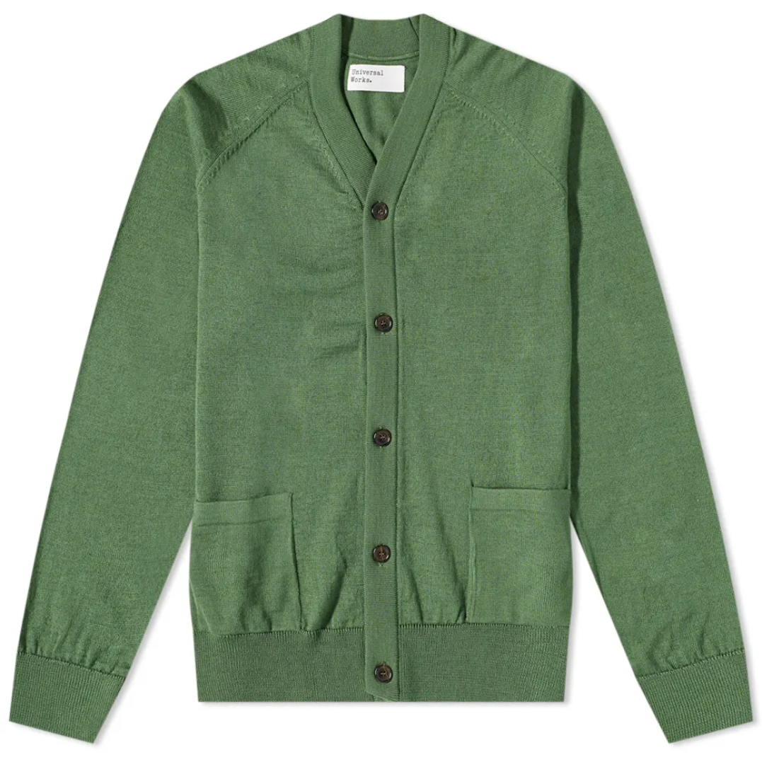 Universal Works M Sweaters Loose Cardigan , Green