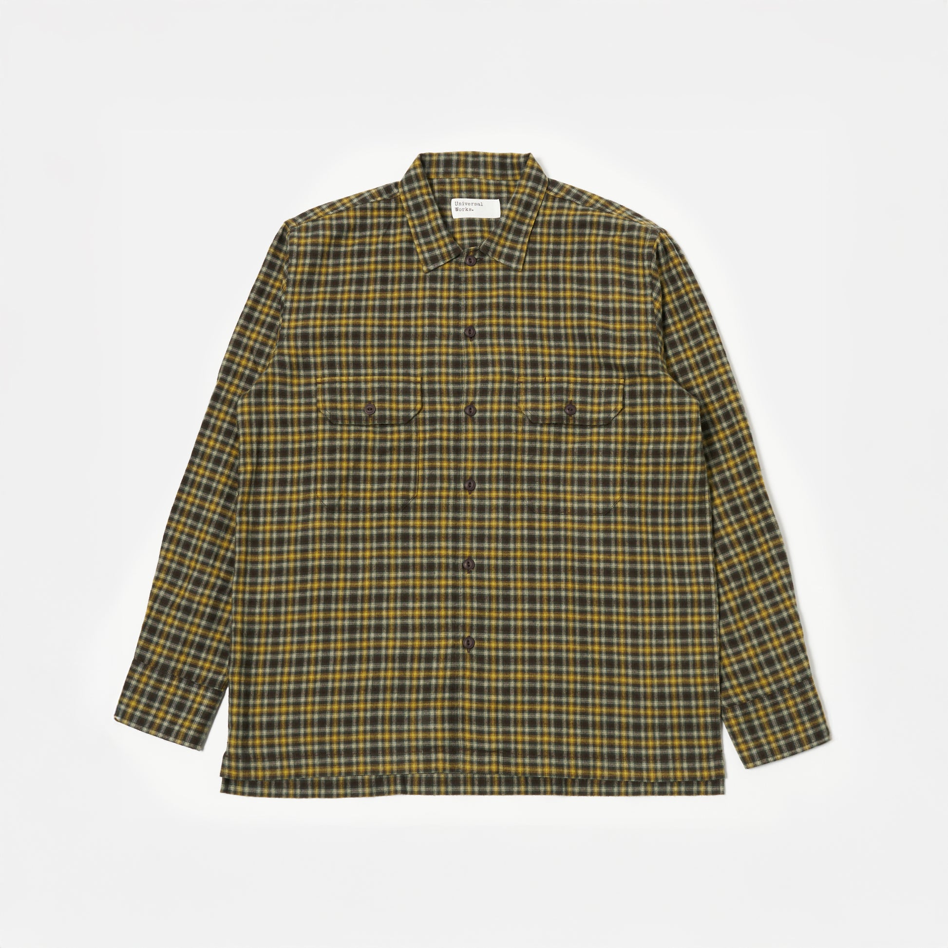 Universal Works Shirt Brown / XS Utility Shirt Bang Check