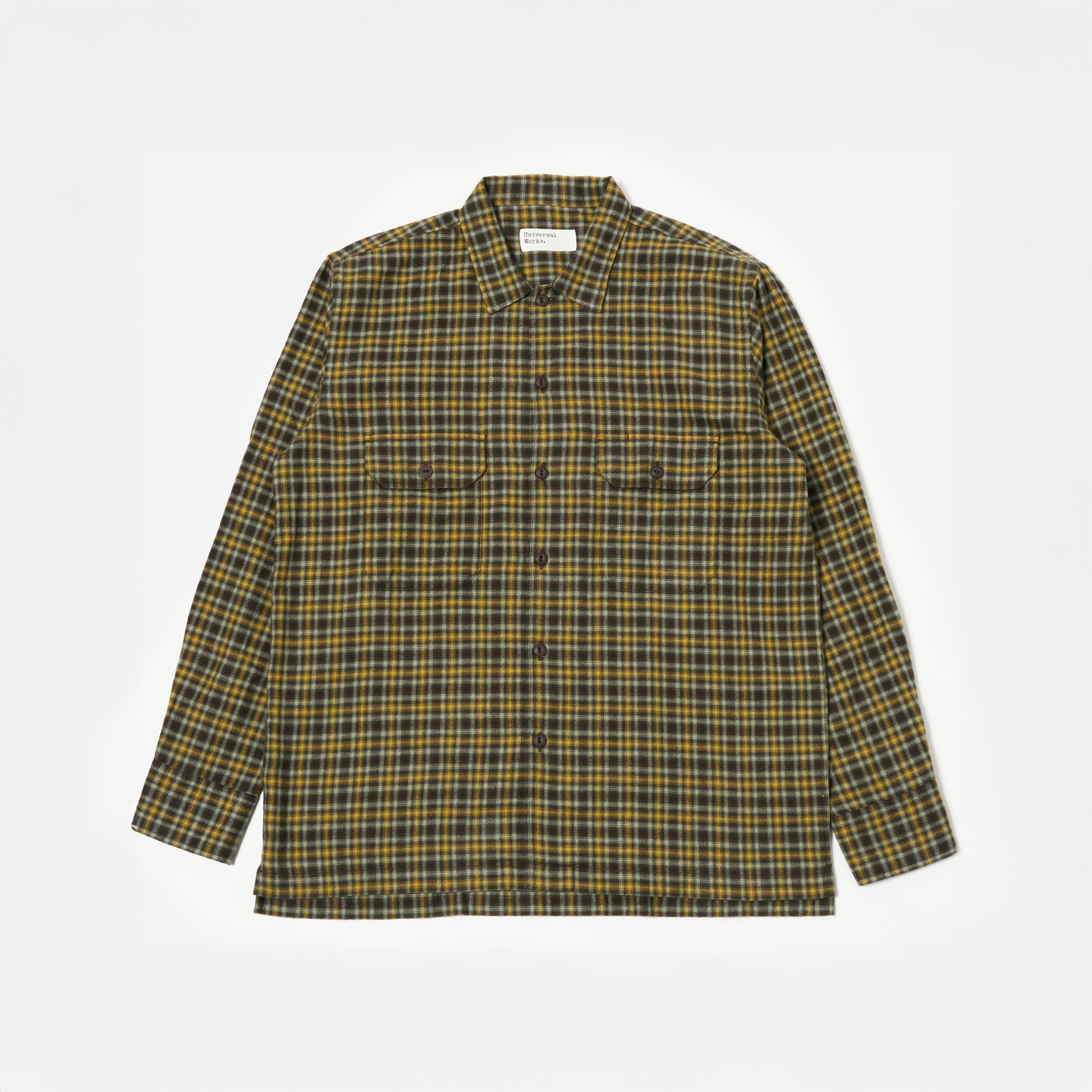 Universal Works Shirt Brown / XS Utility Shirt Bang Check