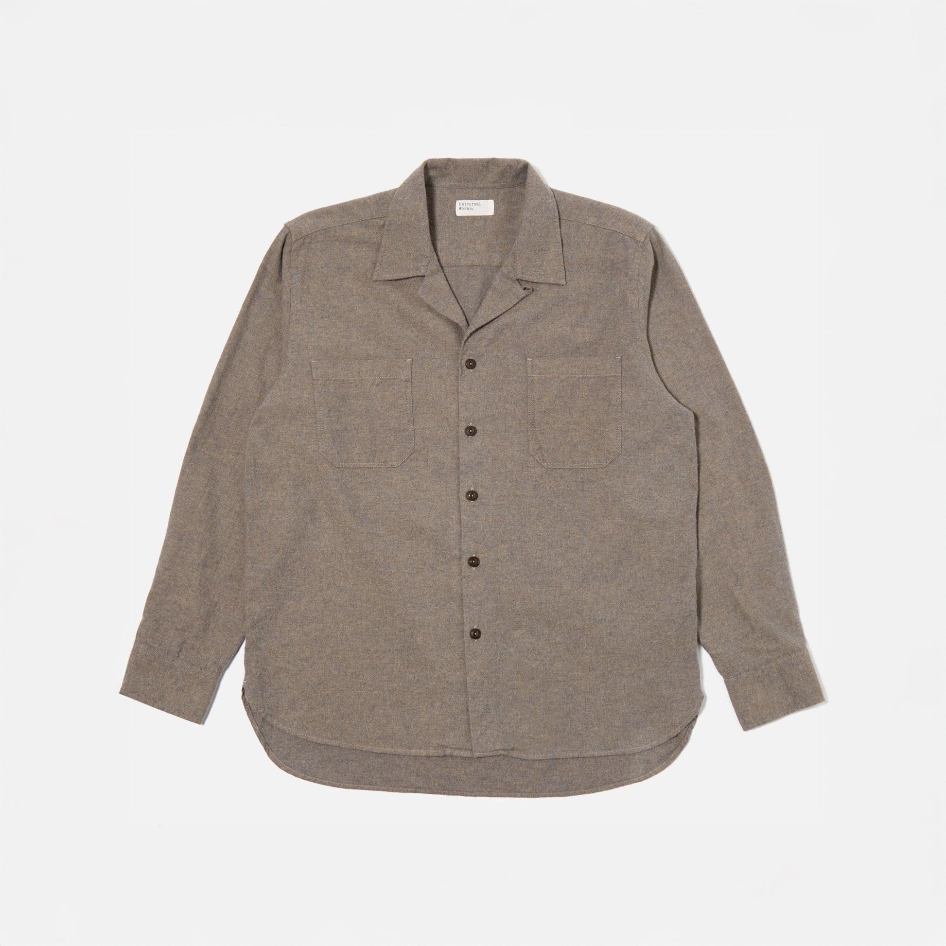 Universal Works Shirt Brown / XS Work Shirt Brushed Flannel