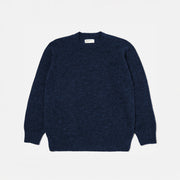 Universal Works Sweater Navy / XS Lyon Crew Alpaca Knit