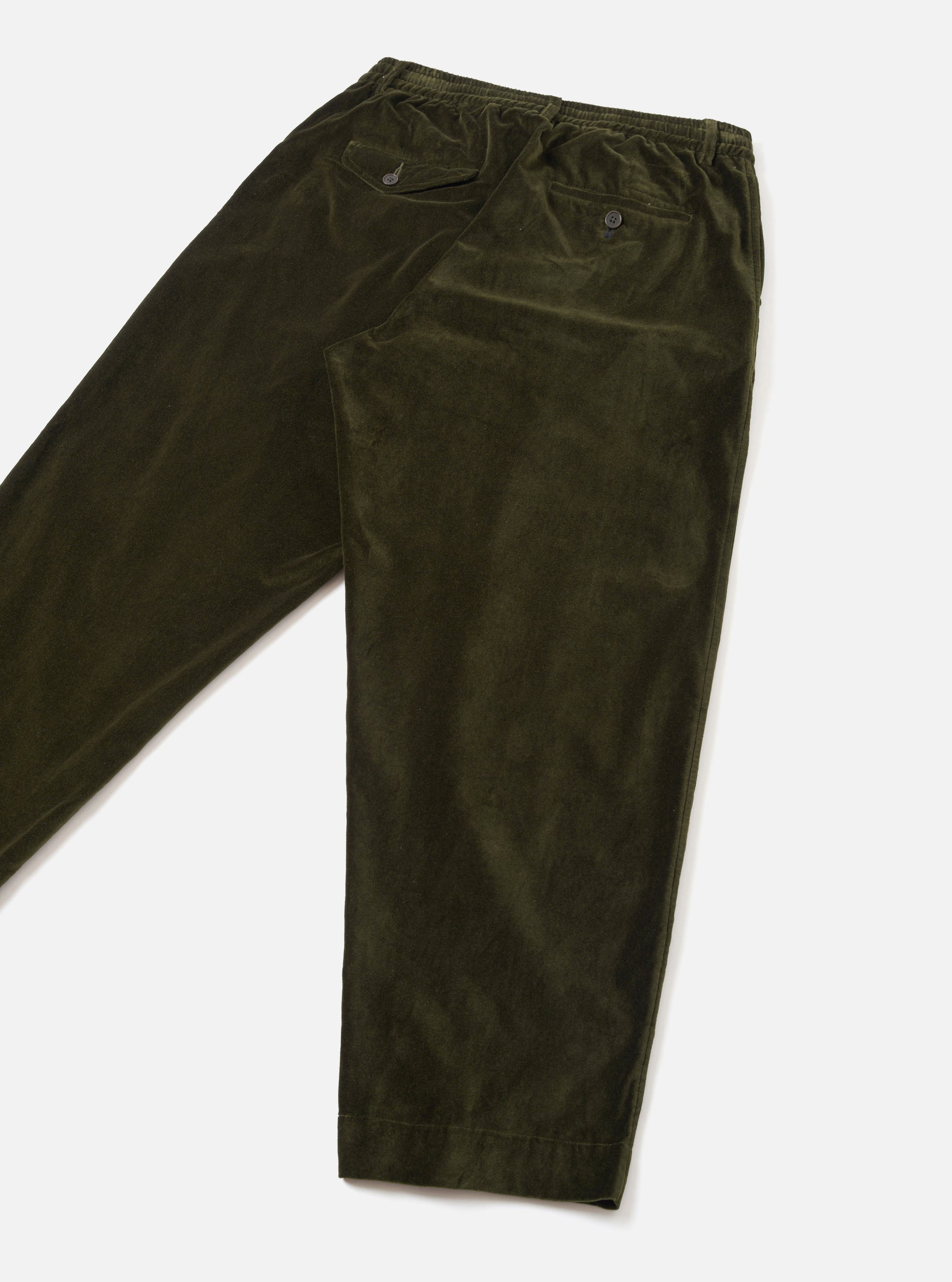Universal Works Trousers Oxford Pant CPH Velvet - Olive