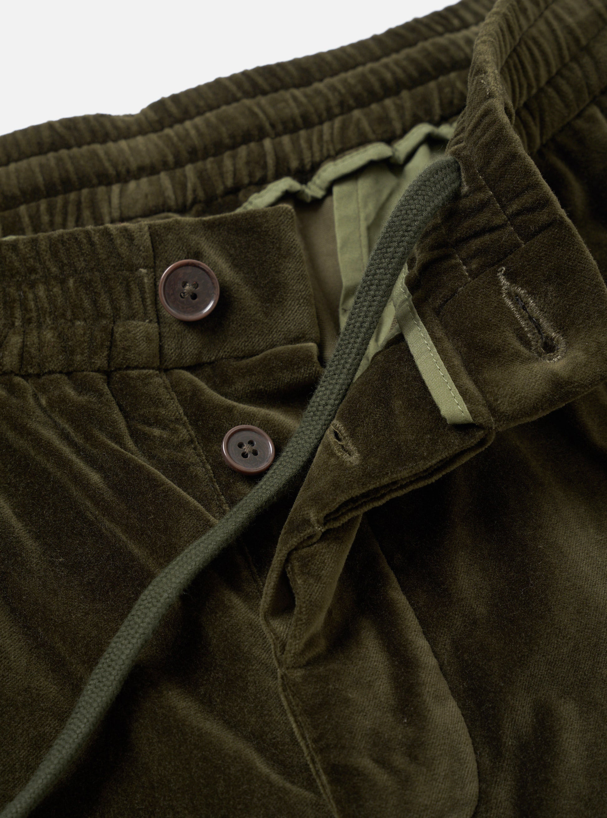 Universal Works Trousers Oxford Pant CPH Velvet - Olive