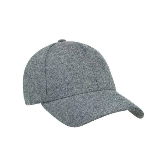 Varsity Headwear Baseball Cap Cashmere Blend Cap, Light Grey