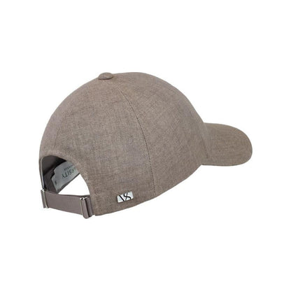 Varsity Headwear Baseball Cap Linen Cap, Argent Khaki
