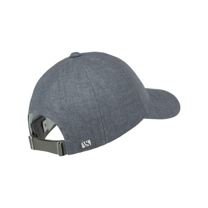 Varsity Headwear Baseball Cap Linen Cap, Cliff Grey