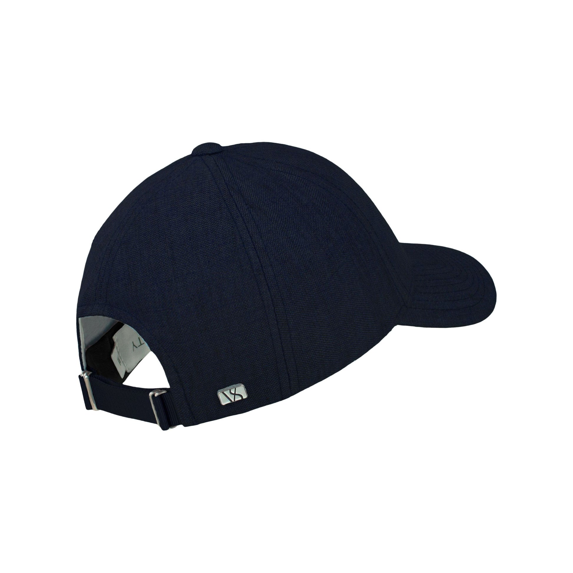 Varsity Headwear Baseball Cap Linen Cap, Deep Sea Navy