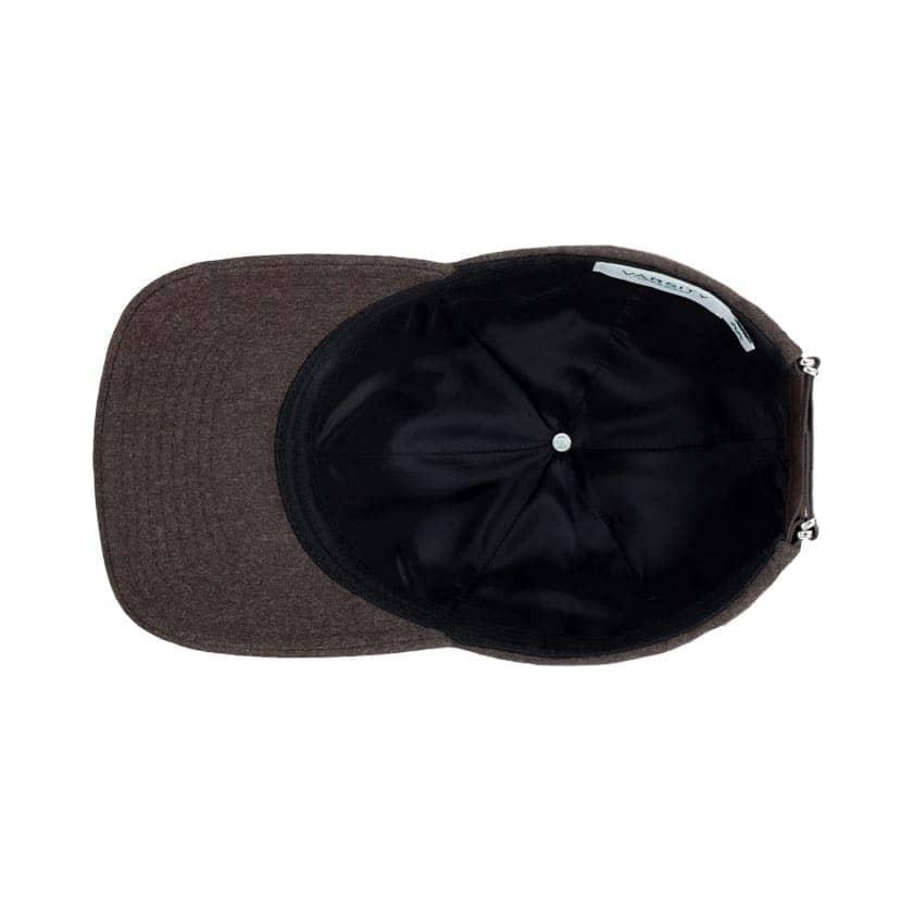 Varsity Headwear Baseball Cap Walnut Brown Wool, Walnut