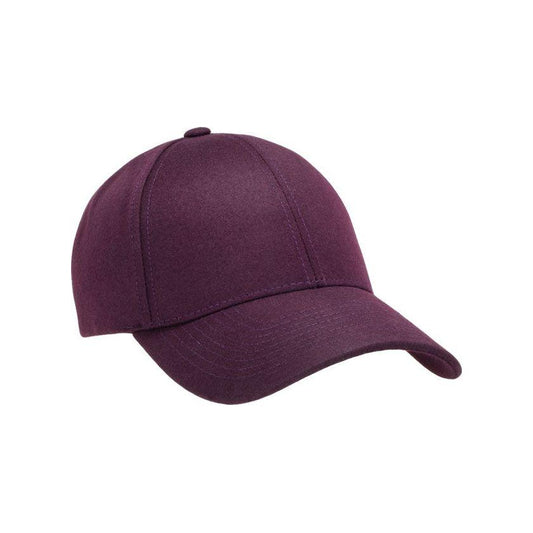 Varsity Headwear Baseball Cap Wool Tech Cap, Burgundy