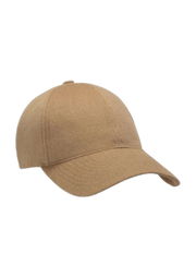 Varsity Headwear FW23 Baseball Cap Camel Hair Wool Soft Front Cap, Camel