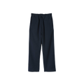 The Margaret Howell W Wide Leg Jogger, made of lightweight cotton, features an elastic waistband and two front pockets and is displayed on a white background.