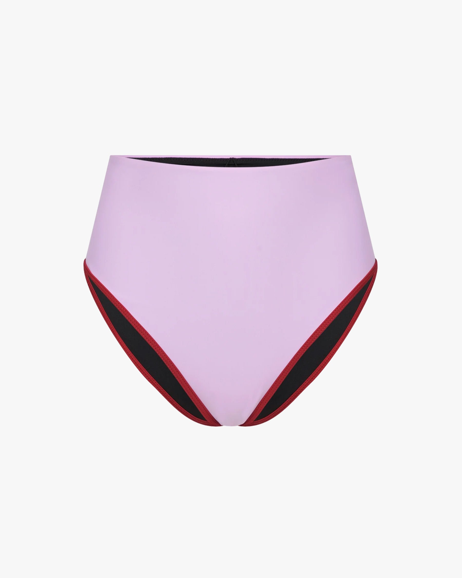 Wallien Bikini Bottom Bikini Bottom High Waist - Lilac / Red