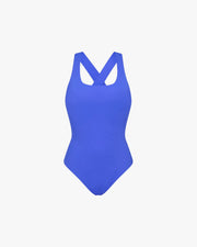 Wallien W One Piece Nerida One Piece Swimsuit Scoop Neck - Blue