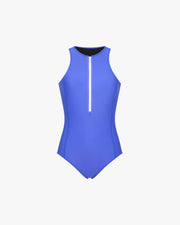 Wallien W One Piece Yemaya One Piece Sleeveless Swimsuit - Cobalt Blue