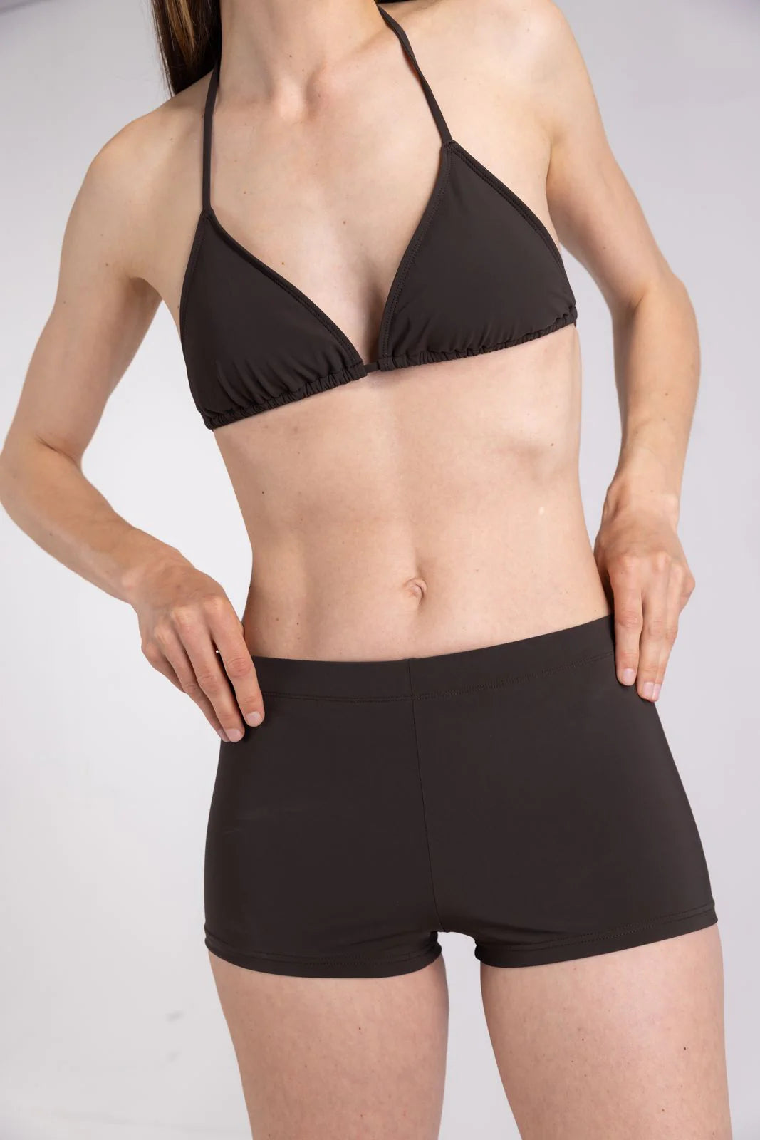 Wallien W Pants Hot Pant - Coffee