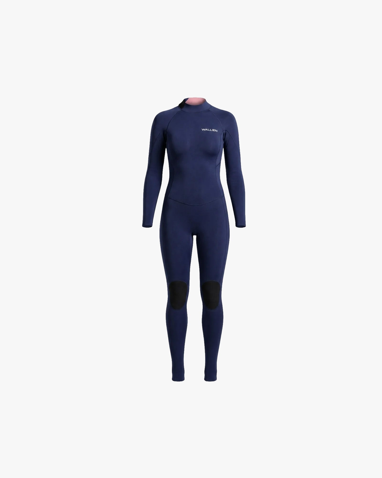 Wallien Wetsuit High Performance Yulex Wetsuit (3/2) Back Zip ― Navy