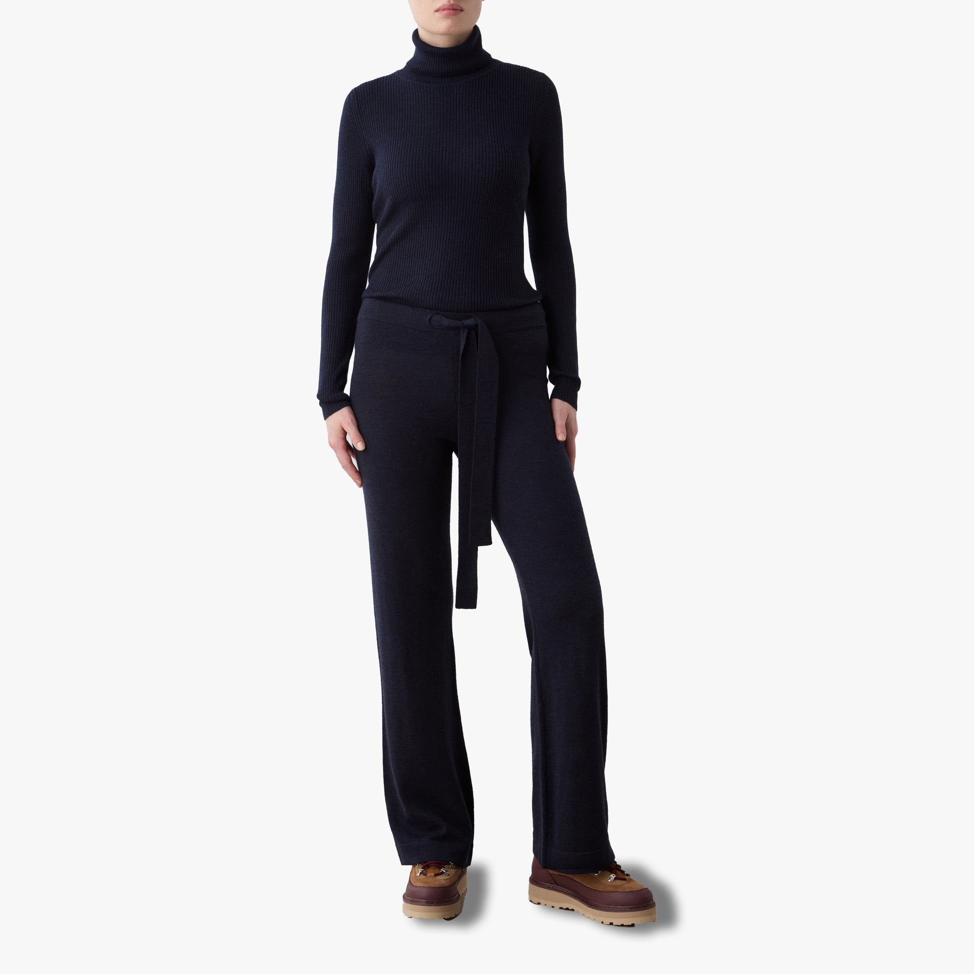 We Norwegians Ski Pants W Geilo Belted Pant - Navy Blue