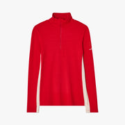 We Norwegians Sweater Red / XS W Voss 1/4 Zip - Red