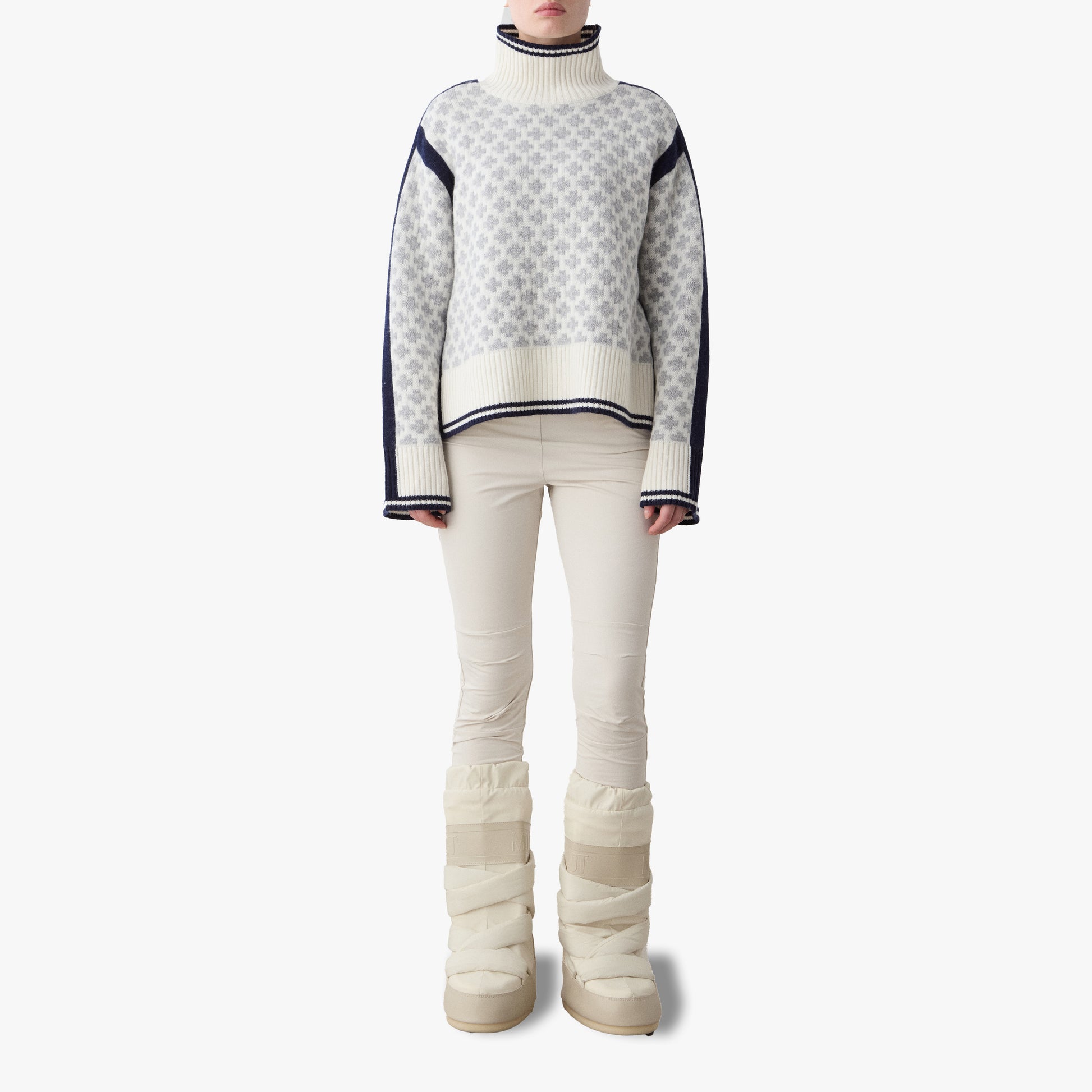 We Norwegians Sweater W Boat Sweater - Off White