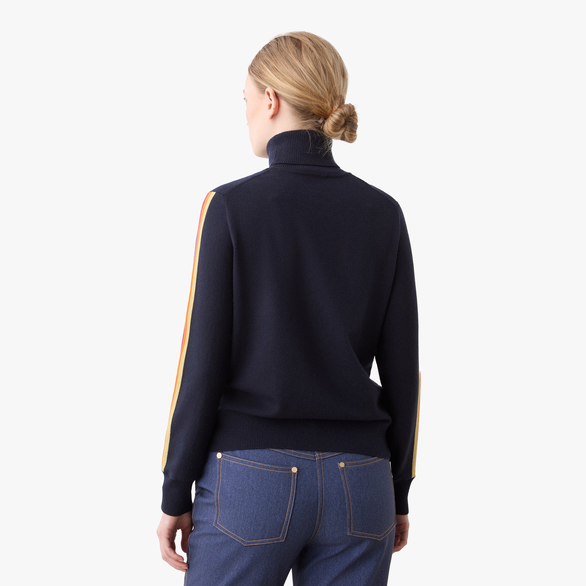 We Norwegians Sweater W Freebird Turtleneck - Navy Blue