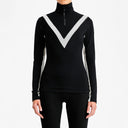 We Norwegians W Sweater Black / XS W Voss Chevron Zip-Up