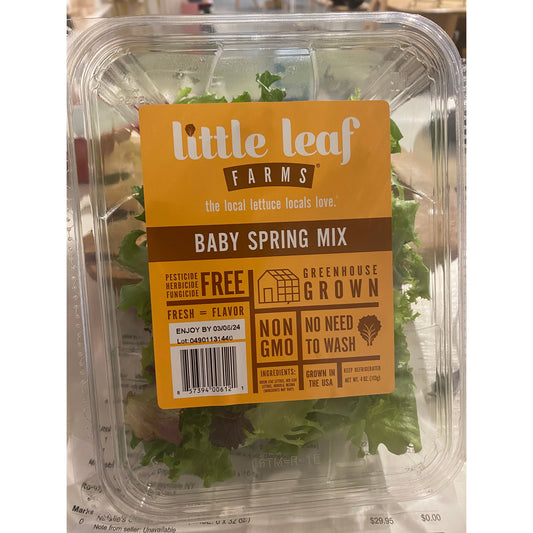 Westerlind Baby Spring Mix Lettuce - Little Leaf Farms