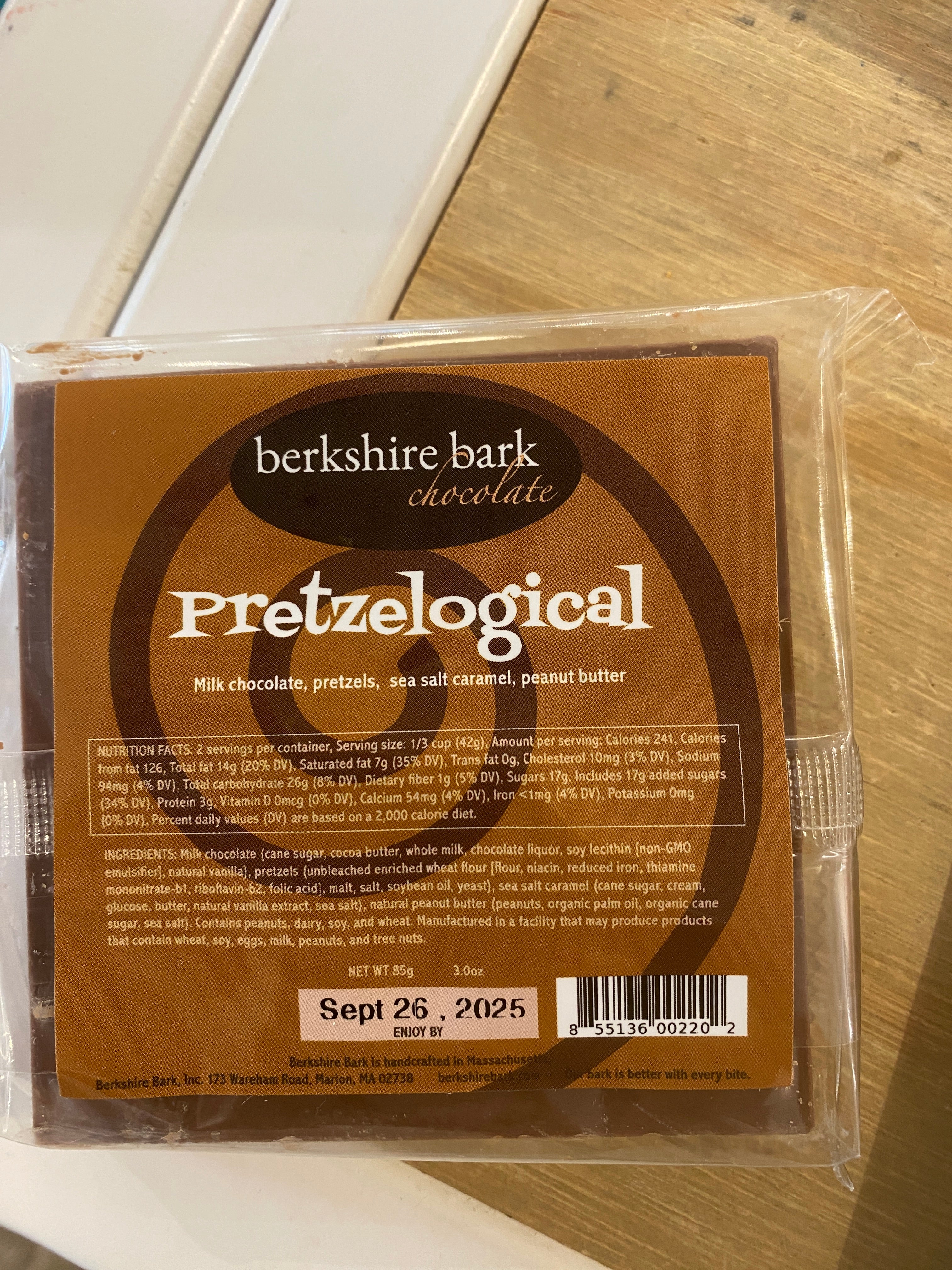 Westerlind Berkshire Bark chocolate - Pretzelogical