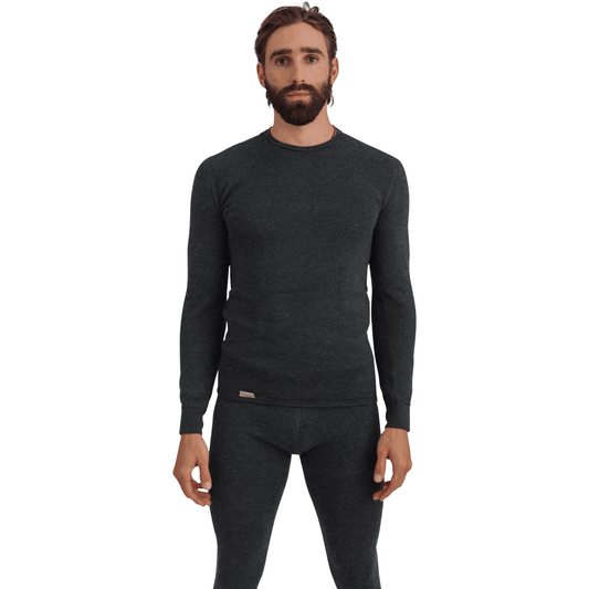 Woolpower M Base Layer 200g Crewneck Sweater, Grey